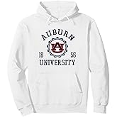Auburn Tigers Stamp White Officially Licensed Pullover Hoodie