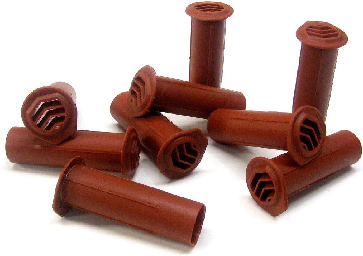 25 x Terracotta Drill Weep Vents Round Vent Cavity, Retaining, Rendered Walls