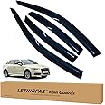LETINGFAR Window Visors Rain Guards for Audi A3 2014 2015 2016 2017 2018 2019 2020 Accessories, Wind Deflectors Vent Shades for Audi A3