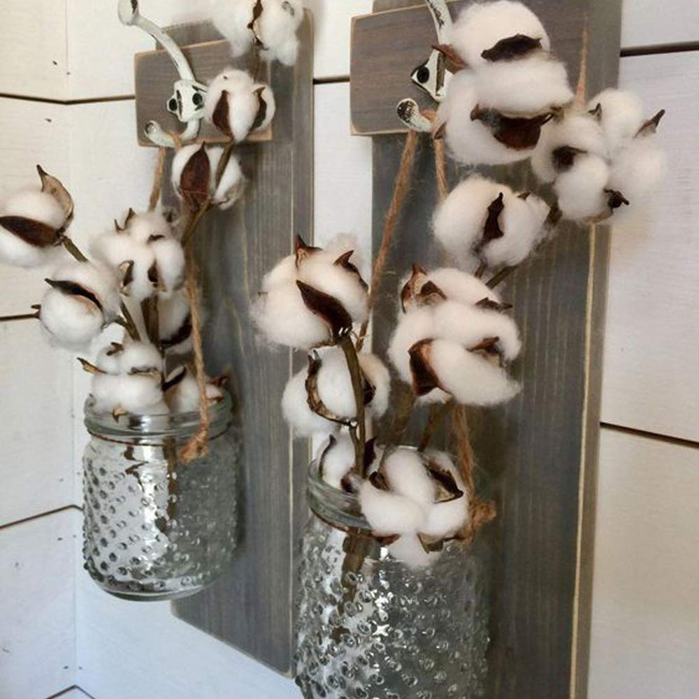 HUAESIN 100pcs Flores Secas Naturales Blancas Pequeñas Hierba de 