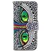 iPhone 6S Plus Case, iPhone 6 Plus Case, JanCalm [Kickstand] Pattern Premium PU Leather Wallet [Card/Cash Slots] Flip Case Cover for  iPhone 6/6S Plus + Crystal Pen (Big eye Owl)