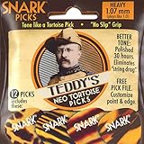 Snark Teddy's Neo Tortoise Guitar Picks 1.0 mm 12 Pack