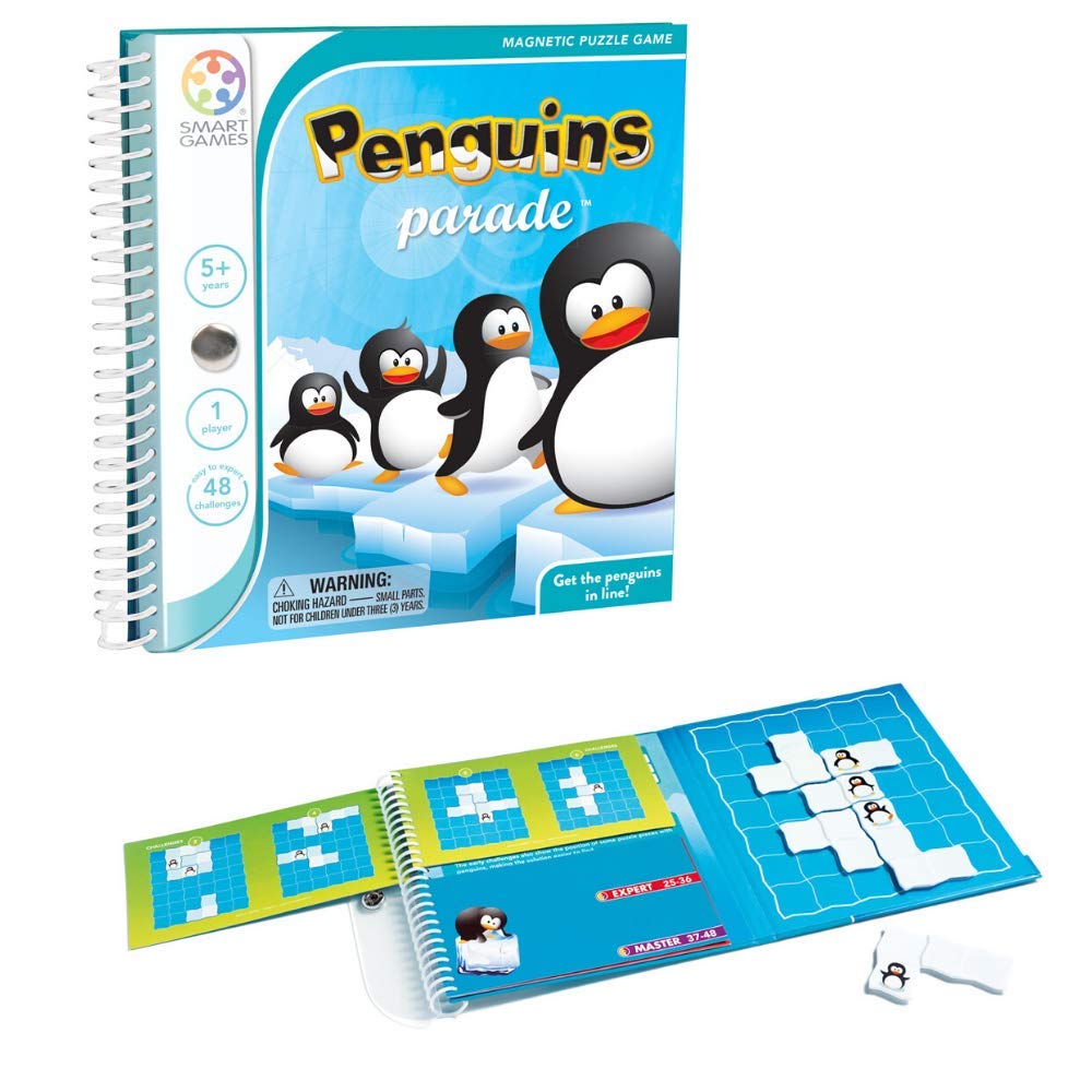 SmartGames - Penguins Parade magnetic puzzle game