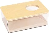 PLUSHCEWT Hamster Sand Bath Container for Syrian Mice Gerbils 15.5x10.5x6 cm view 6