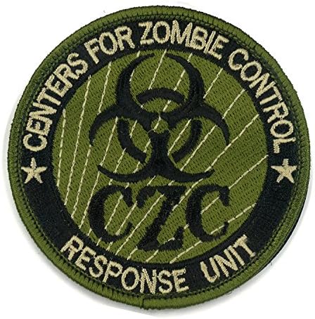 Velcro CZC Centers for Zombie Control Response Unit Patch