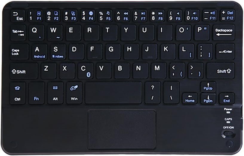 Tomtopp Ultra-Slim Wireless Bluetooth Keyboard with Built-in Multi-Touch Touchpad