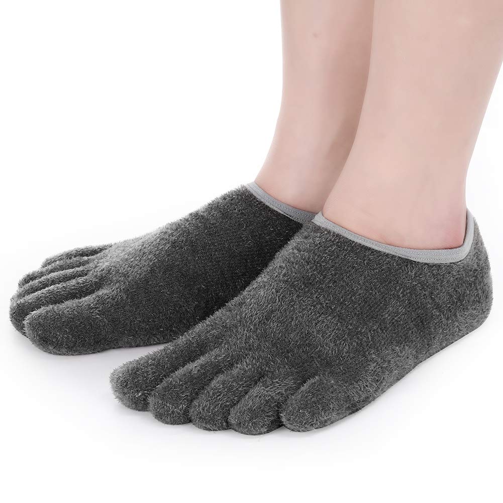 Codream 5-Toe Moisturizing Cracked Heel Socks - Treat Your Dry Feet Fast. Best Pain Relief from Cracking Foot Skin with These Gel Infused Moisturizer Sleeves for Women and Man : Beauty
