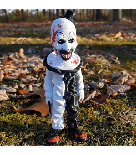 Shenrongtong Peluche Terrifier – Art Le Clown – Figurine Horreur – 18 X 25 Cm – Oreiller – Cadeau Fan – Collection Déco