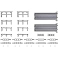 Kato N Double Track Incline Basic Pier Set