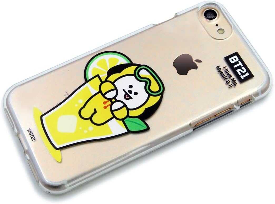 Amazon Co Jp Bt21 ビーティー21 Iphone 8 7 Clear Soft Summer Dolce Chimmy Bt21 Kcb Cdt002 ホーム キッチン