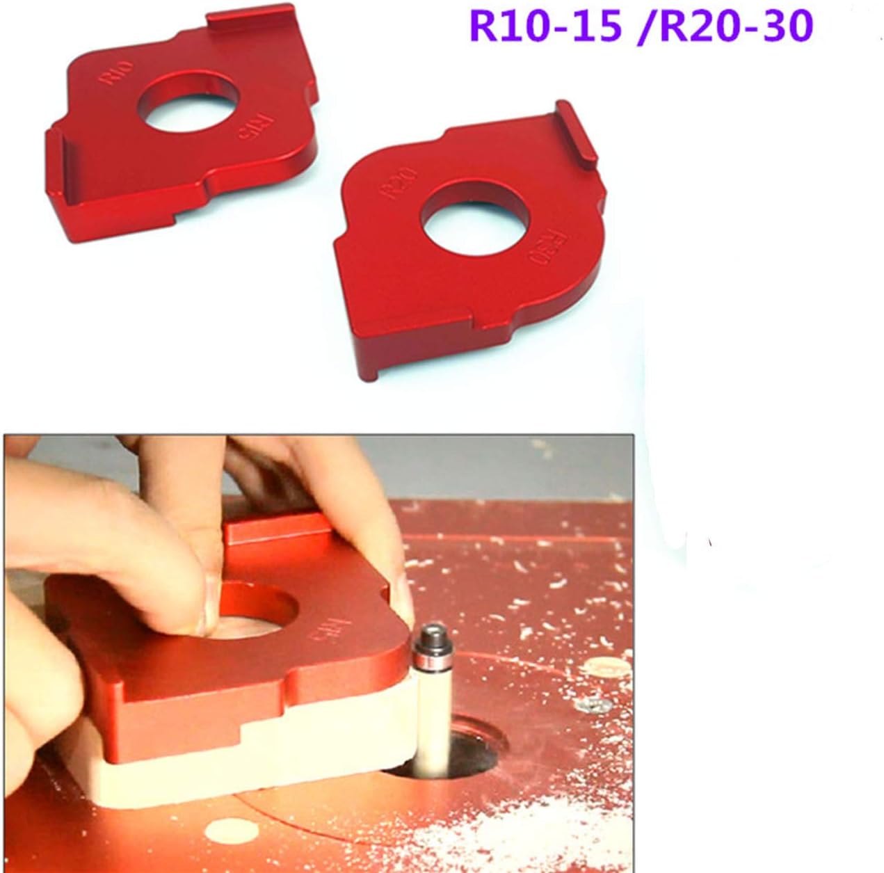 Radius Jig Router Template,Quick Routing Round Corner and Edge,DIY Compound Inside Curved for Woodworking Sign Making Guide Set: Arts, Crafts & Sewing