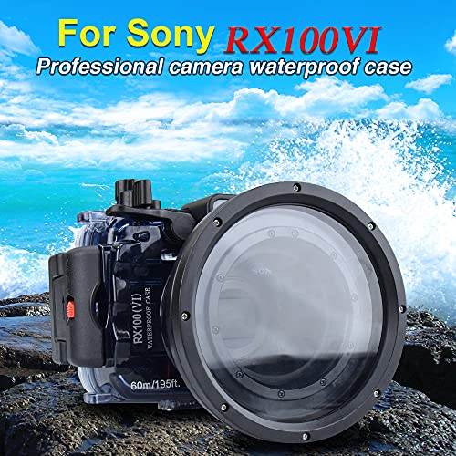Sea Frogs Rx100 Waterproof Case 67 Mm Red Filter Seafrogs 195ft