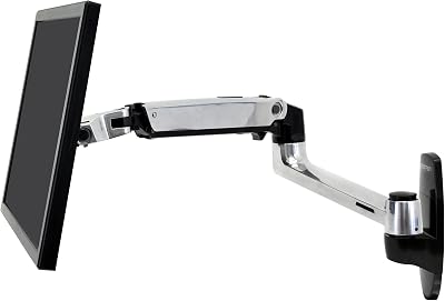 Ergotron LX Single Monitor Arm VESA Wall Mount for Monitors Up to 34 Inches