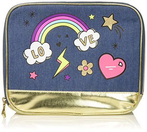 Crazy 8 girls  denim patches lunchbox, multi