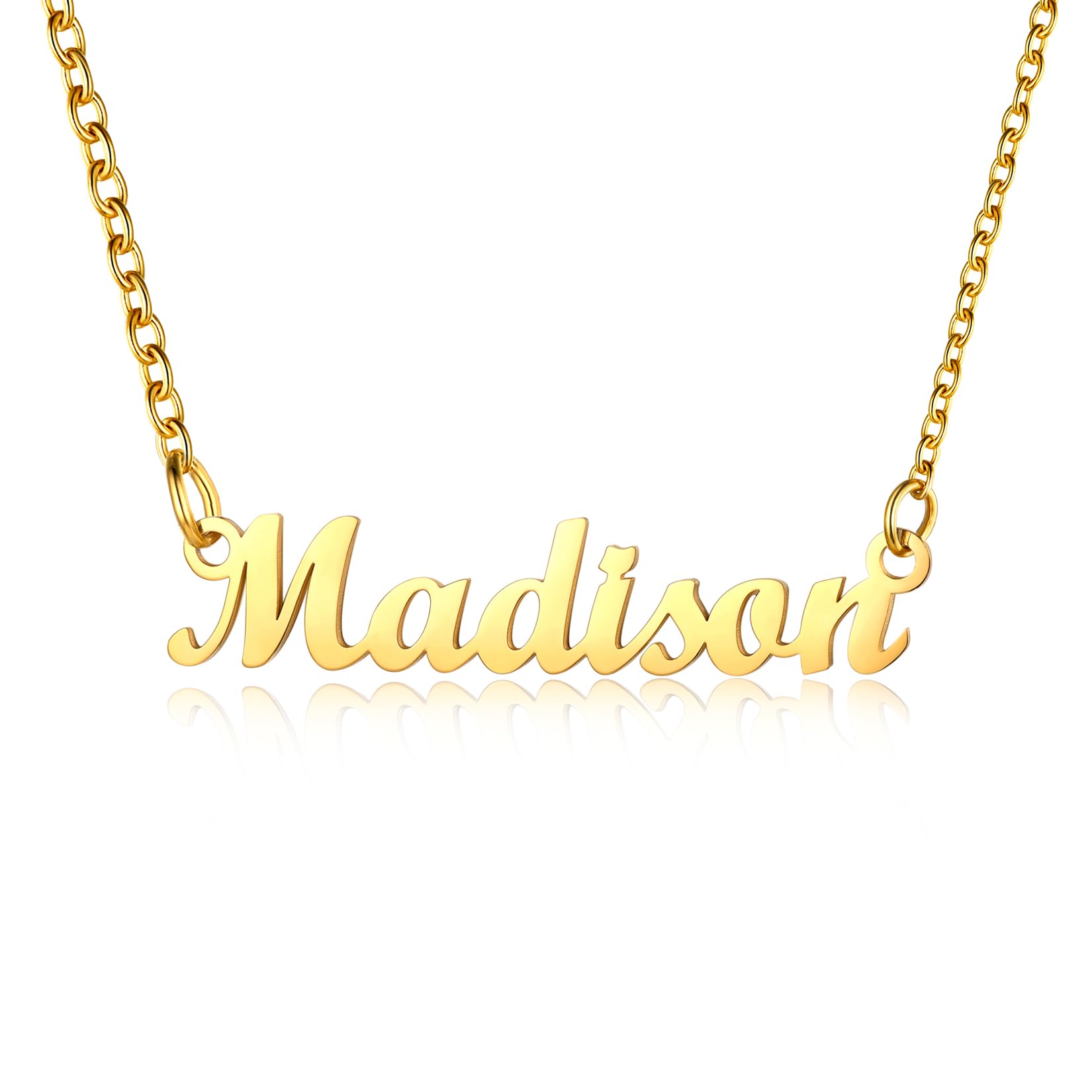 U7 Womens Jewellery Madison Mens Name Necklace Jewellery Necklaces — image 1