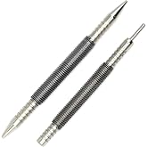 WHLLING 2-Piece Dual Head Nail Setter and Hinge Pin Punch Set | Hammerless 1/32&Prime;&amp; 1/16&Prime; Spring Nail Set, 3500 PSI Striking Force Door Pin Removal Tool, For Painters and Finish Carpenters