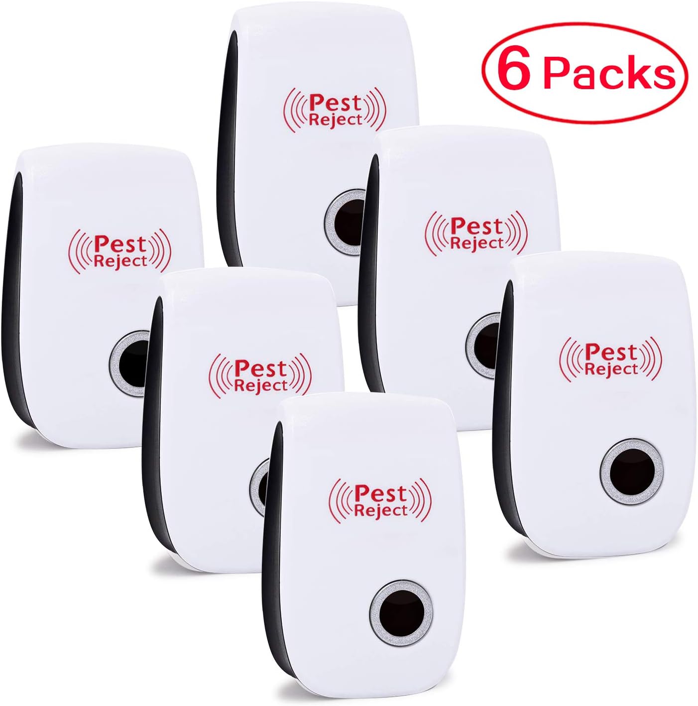 Ultrasonic Electronic Pest Repeller - Electronic Pest Control Plug in-Pest Repeller for Insect - Mice, Roaches, Bugs, Fleas, Mosquitoes, Spiders