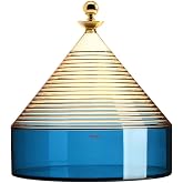 Kartell Trullo Thermoplastic Technopolymer Storage Container, Yellow, Blue, 27 x 25 cm