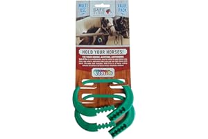 Safety Tie Injuries Preventing Horse Tether Tie - Portable & Reusable Breakaway Horse Tie - Safety for You & Your Horse - Qui