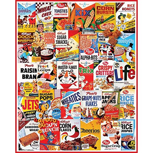 White Mountain Puzzles Cereal Boxes Jigsaw Puzzle (1000 Pieces)