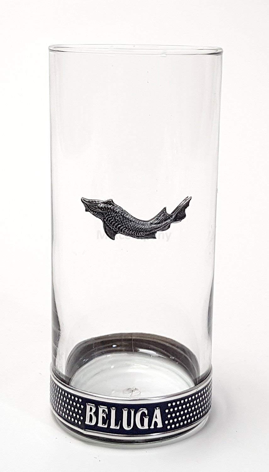 Beluga Vodka LONGDRINK Glasses Set of 2 Exclusive BAR Glasses