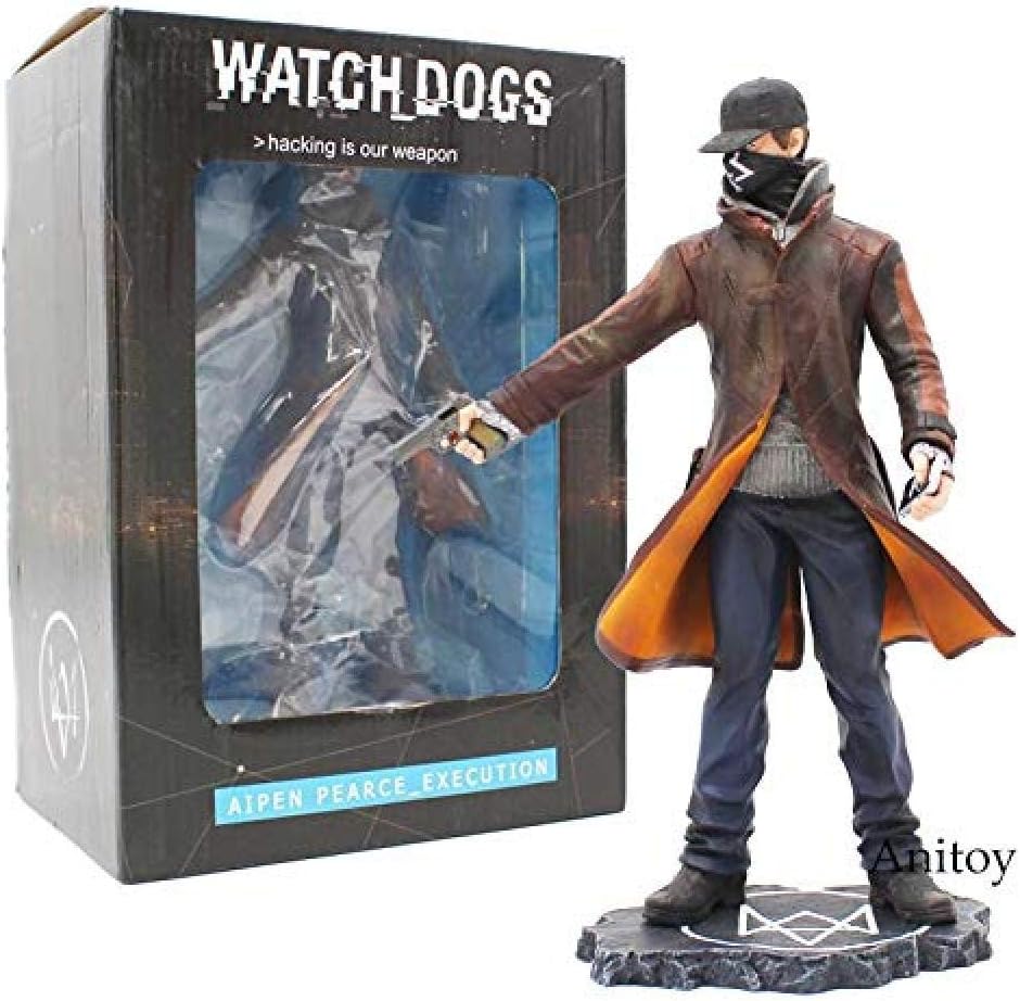 YanZiHuFuPin Eden Pierce Watch Dogs Aipen Pearce_Execution PVC Action Figure Model Toy Gift 23cm