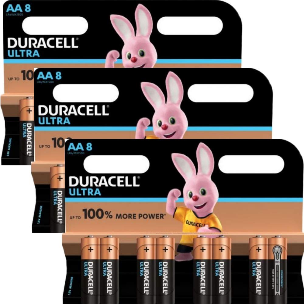 Duracell MX1500 Ultra Power AA Size BatteriesPack of 24 Buy Online