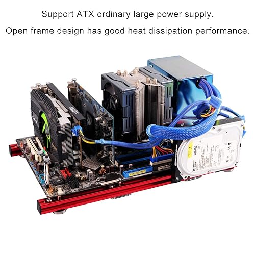 ATX Case ATX Motherboard Test Bench DIY Mini Open Aluminum Alloy