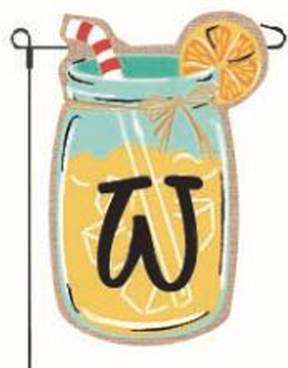 Best Burlap W Garden Flag