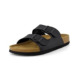 CUSHIONAIRE Lane Cork Footbed Sandals for Women