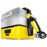 K&auml;rcher OC 3 Plus Mobile Outdoor Cleaner for on-the-go Cleaning | Ideal for Camping, RV, Hiking, or Bikes, 1.8 gal Integrated Water Tank, Spray Gun and Hose, Battery Powered