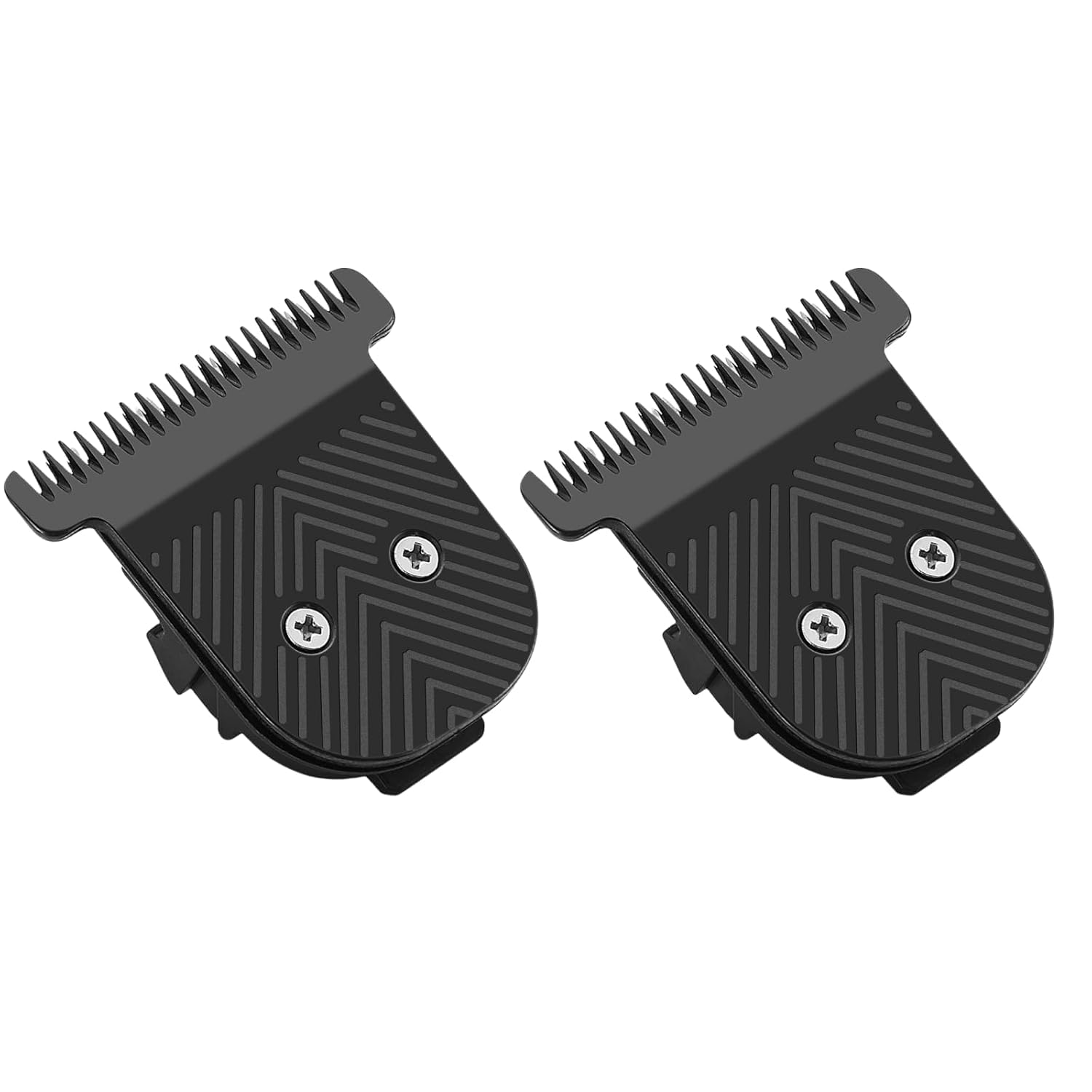 Stainless Steel T-Blade Compatible with MANSCAPED The Beard Hedger, for Precision Facial Hair Trimming (2 Count)