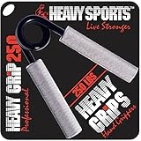 Heavy Grips - 250 lbs Resistance - Professional - Grip Strengthener - Hand Exerciser - Hand Grippers for Beginners to Professionals