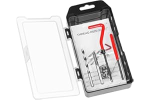 JMMRRR Thread Repair Kit M5 X 0.8mm, Metric Thread Repair Insert Kit Compatible Hand Tool Set for Damaged Thread and Auto Repairing