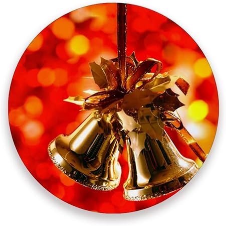 Immagini Campane Di Natale.Lupinz Sottobicchieri Antiscivolo Con Base In Sughero Motivo Campana Di Natale Di Legno 1 4 Pieces Set Amazon It Casa E Cucina