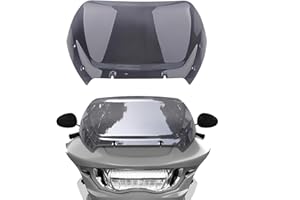 totiancong 12" Wave Windshield Windscreen Compatible for Harley Road Glide CVO/SE FLTRXSE 2023 2024 FLTRX 2024 CVO ST FLTRXSTSE 2024 for 2023 2024 Road Glide Accessories, Smoke