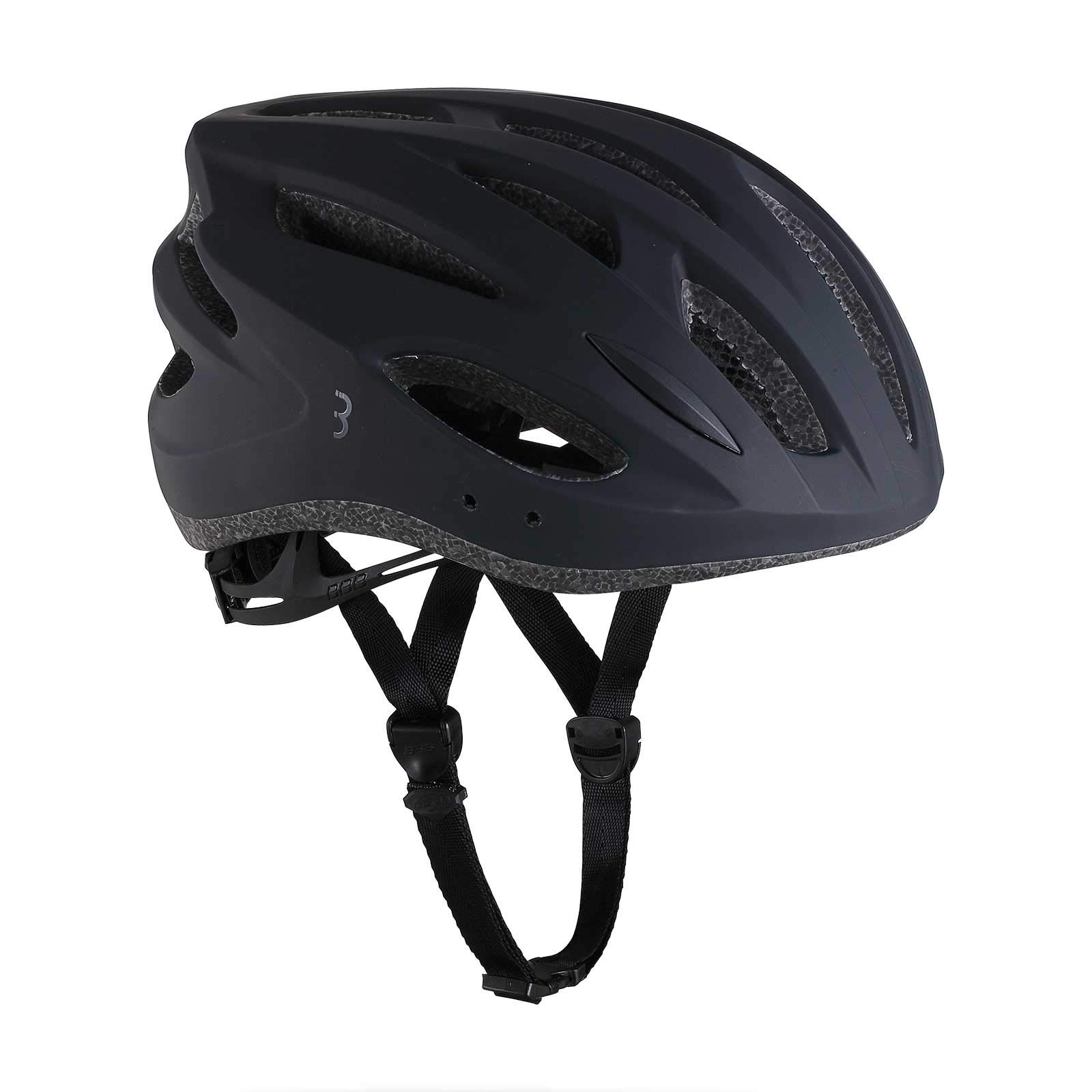BBB Cycling Bike Helmet Men and Women Removable Visor and Insectnet MTB and Road Cycling Condor BHE-35 Matt Black M (54-58 cm)