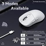 ATTACK SHARK X3 49g Wireless Wired Gaming Mouse PixArt 3395 26000 DPI view 4
