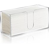 Acrylic Countertop Paper Towel Dispenser, Clear Trifold Napkin Holder, Suitable for Z-fold, C-fold or MultiFold Trifold Paper Towels for Bathroom and Kitchen