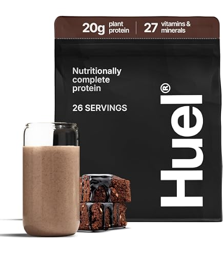 Huel Black Edition Vanilla Protein Powder – Vegan, Gluten-Free, 17 Servings (Exp 11/27)