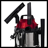 Einhell TC-VC 1812 S Wet Dry Vacuum 1250W 12L Stainless Steel Tank view 7