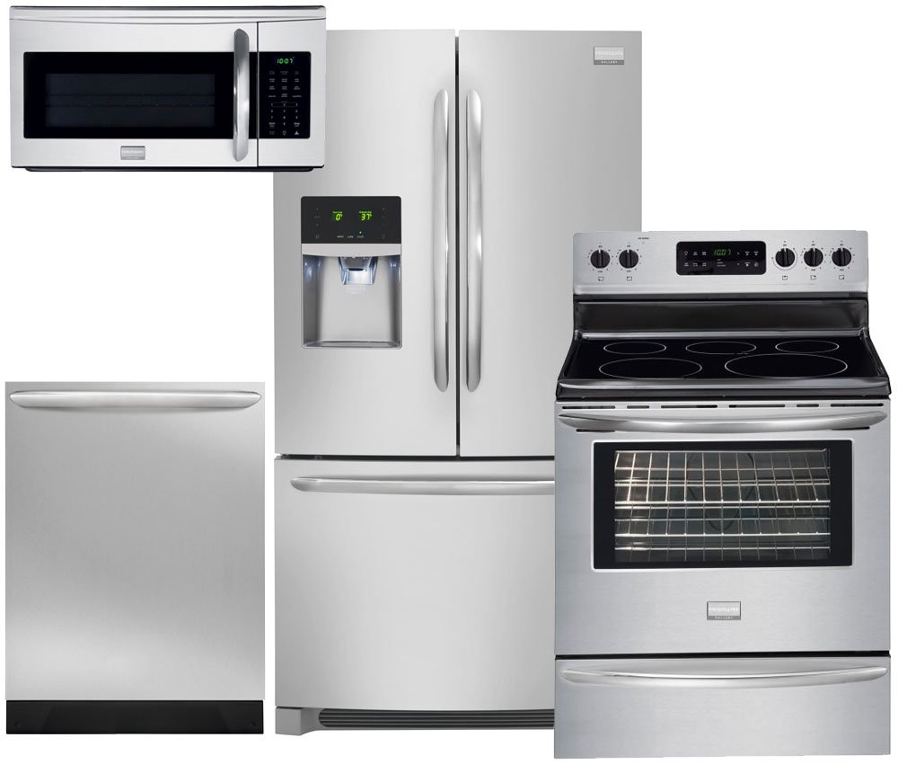 Amazon Com Frigidaire Gallery 4 Piece Smudge Proof Stainless