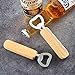 Bartender Bottle Opener for Opening Beer, Cider, Soft Drinks -Wood Handle Handheld (set of 5)