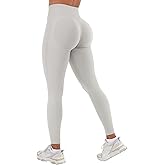 YEOREO Seamless Workout Leggings for Women Butt Lifting Hidden Scrunch Leggings High Waisted Gym Yoga Lilliean Impact Pants