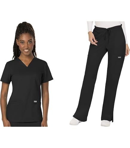Amazon.com: Cherokee Scrub Set For Women Modern Classic Fit 3