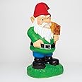 BigMouth Inc. Garden Gnome - Go Away Lawn Gnome Statue - Funny Outdoor Gnomes - Weather-Proof Resin Yard Gnome - 9-inch Tall 