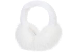 LA CARRIE Unisex Winter Foldable Earmuffs Plush Faux Fur Ear Muffs Outdoor Cold Weather Ear Warmers for Women and Men