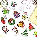 HUFUN 12 Pack Christmas Window Clings Christmas Decorations Indoor Xmas Clings Window Stickers Christmas Window Decals Snow Flake Santa Claus, Snowman Multiple Styles Reusable
