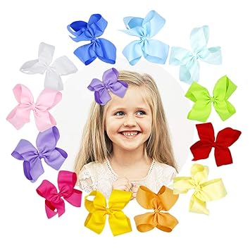 pigtail bows for babies