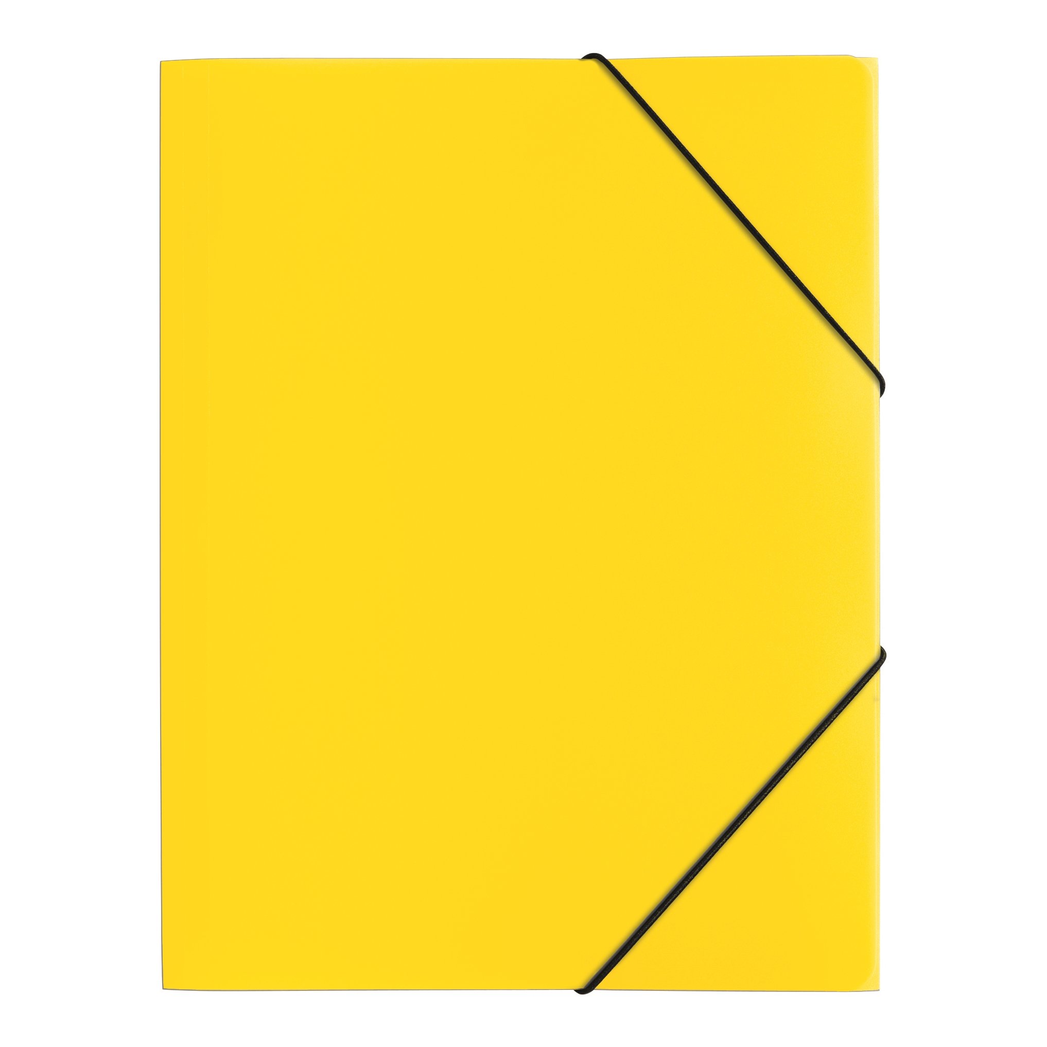 Pagna 21613 Elasticated Folder A4, Lucy Basic Yellow